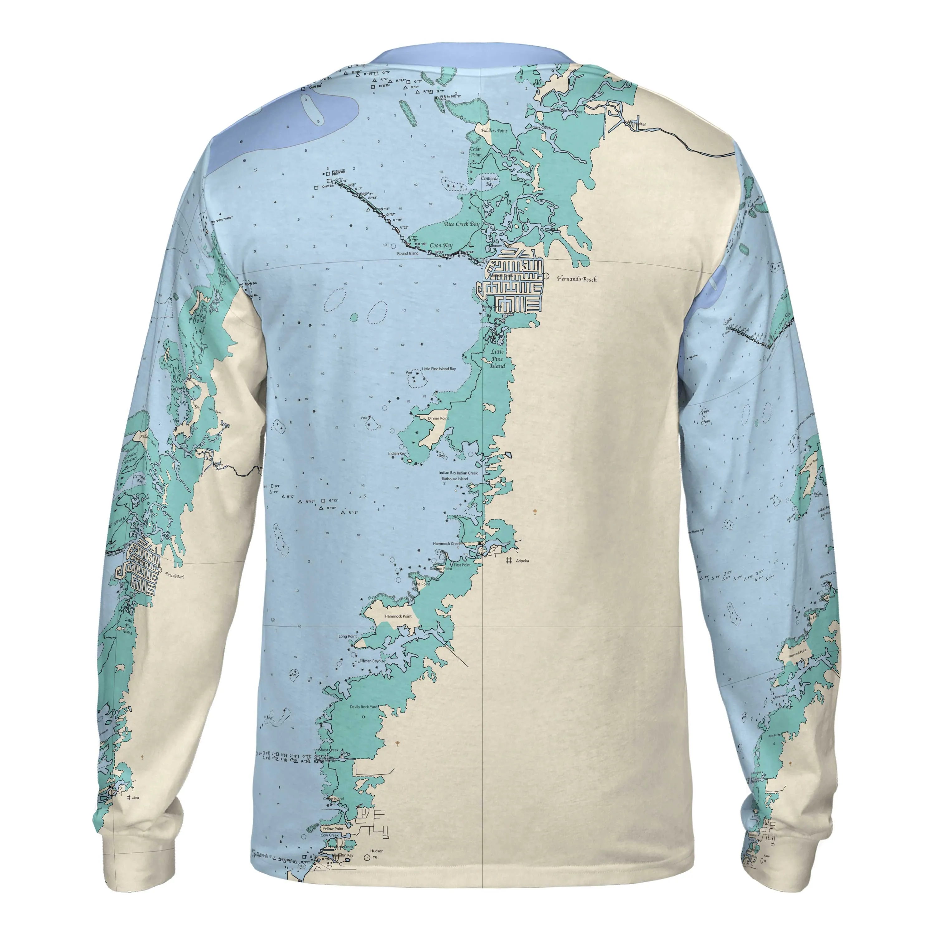 The Bayport and Hernando Beach Navigator Long Sleeve Performance Tee