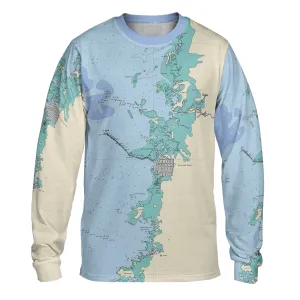 The Bayport and Hernando Beach Navigator Long Sleeve Performance Tee