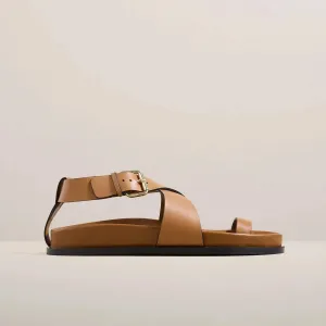 THE DULA SANDAL - DEEP TAN