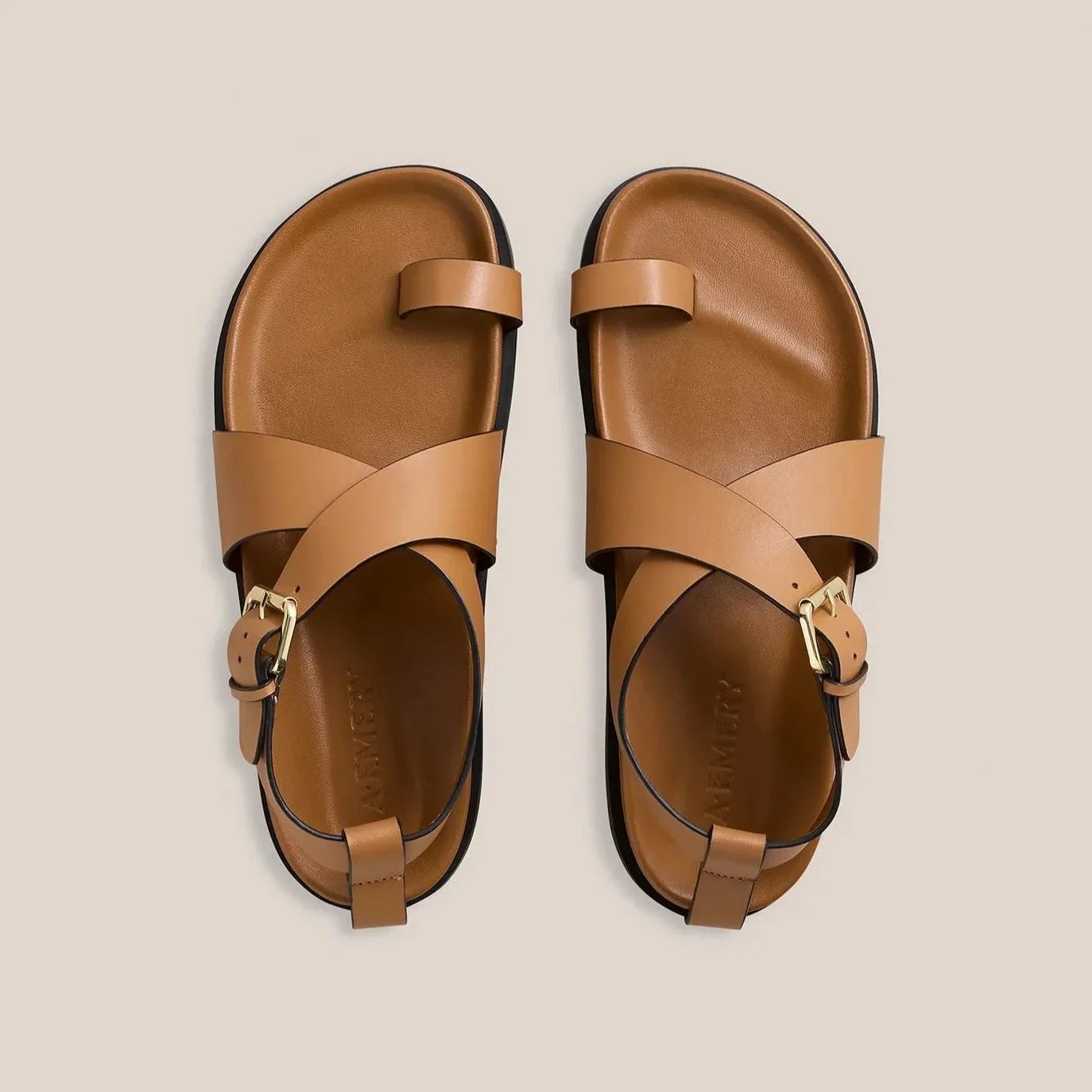 THE DULA SANDAL - DEEP TAN