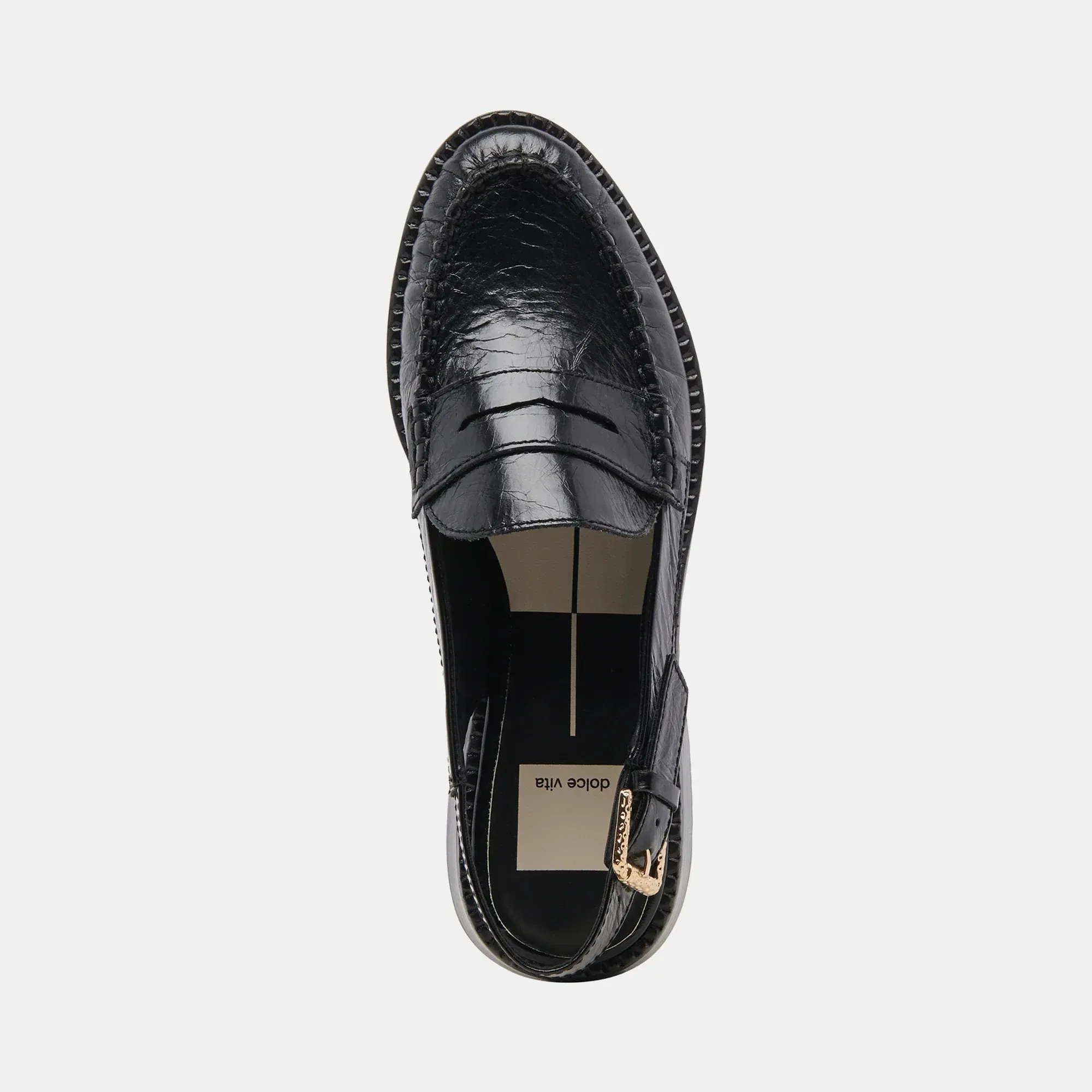 The Hardi Loafer by Dolce Vita - Midnight Crinkle Patent