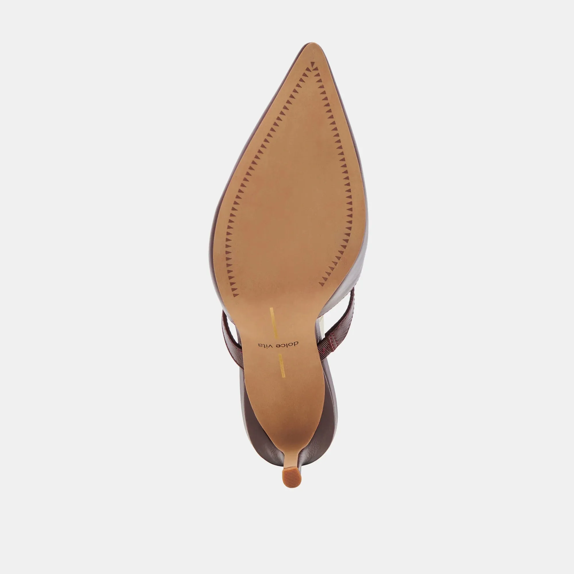 The Kanika Heels by Dolce Vita - Burgundy Crinkle