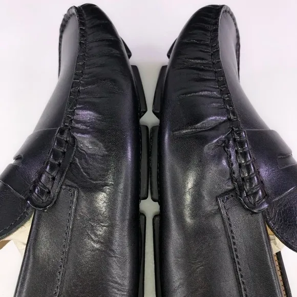 The Men’s Store Bloomingdales Black Penny Loafer Shoes Size 9.5