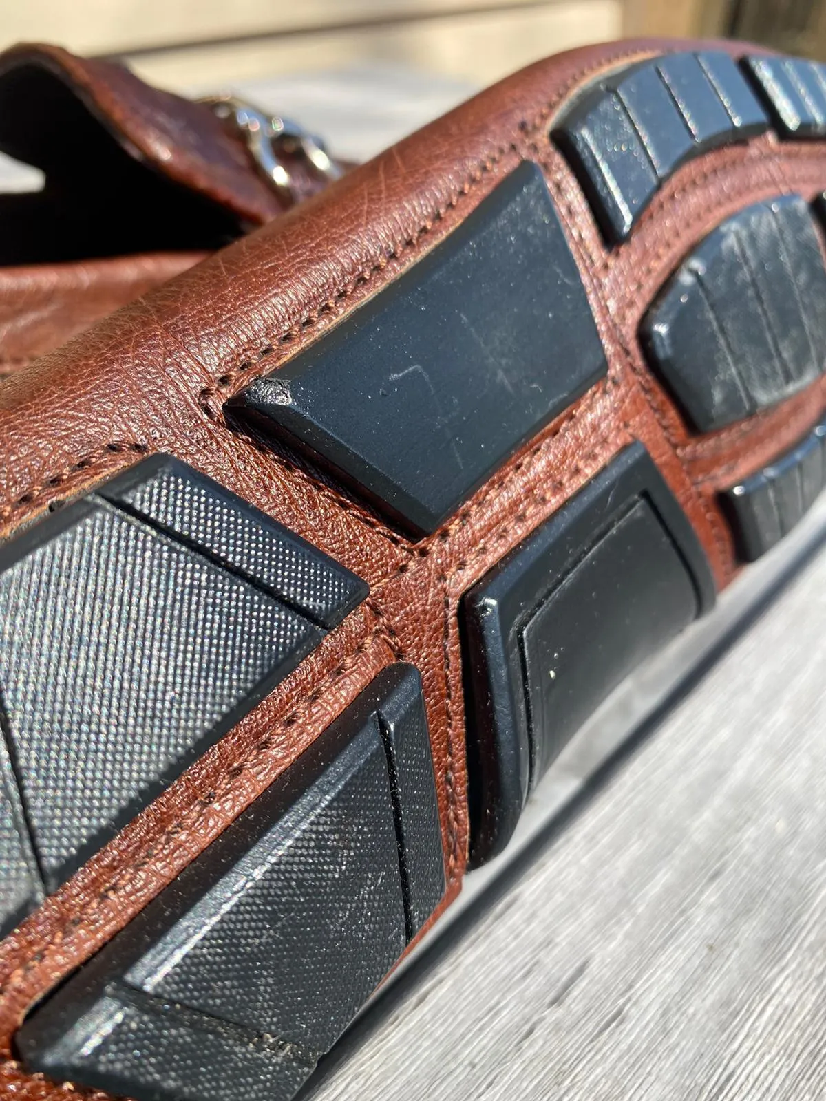 The Road Runner Ostrich Driving Shoes