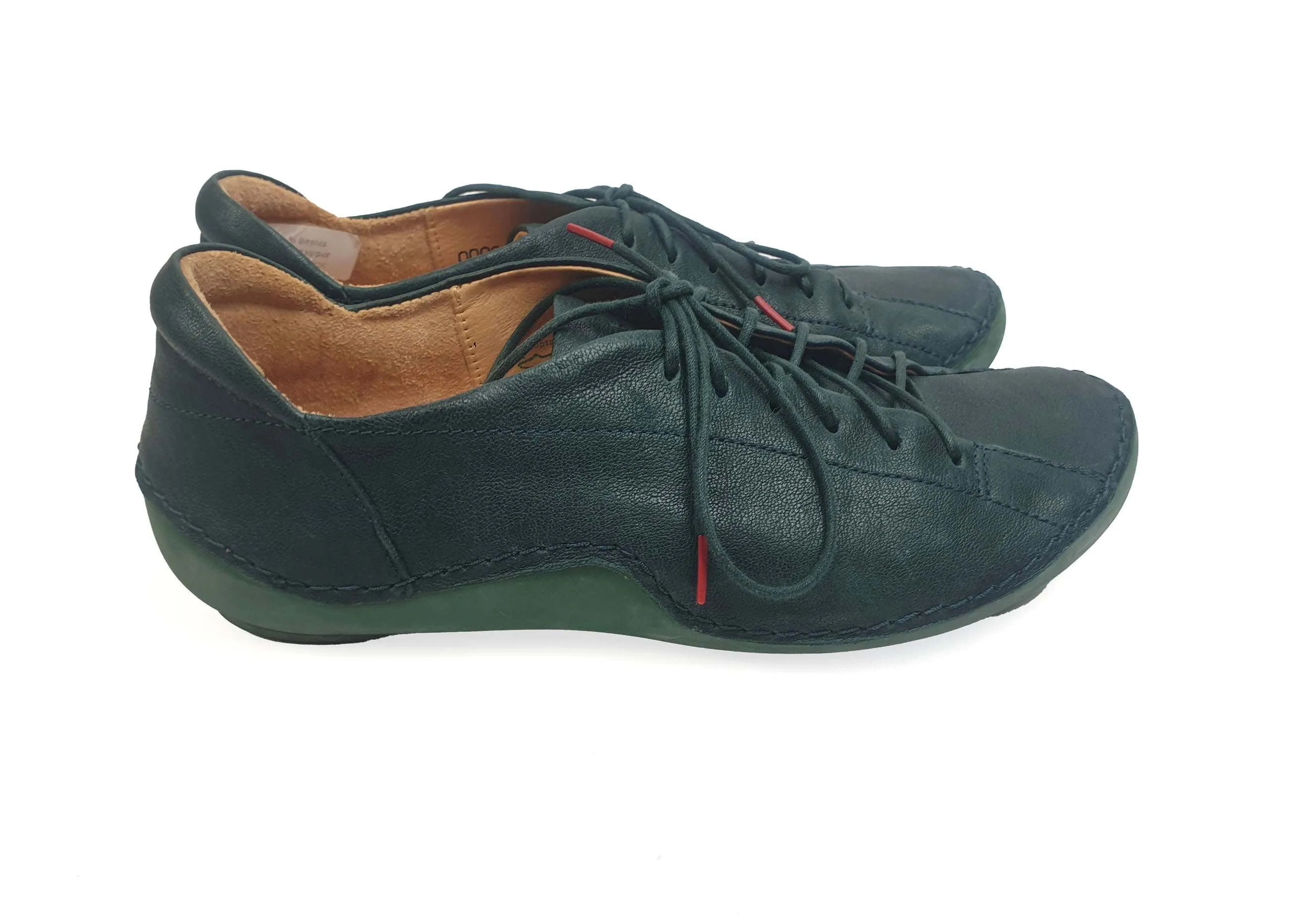 Think! Shoes soft green leather sneakers size 37