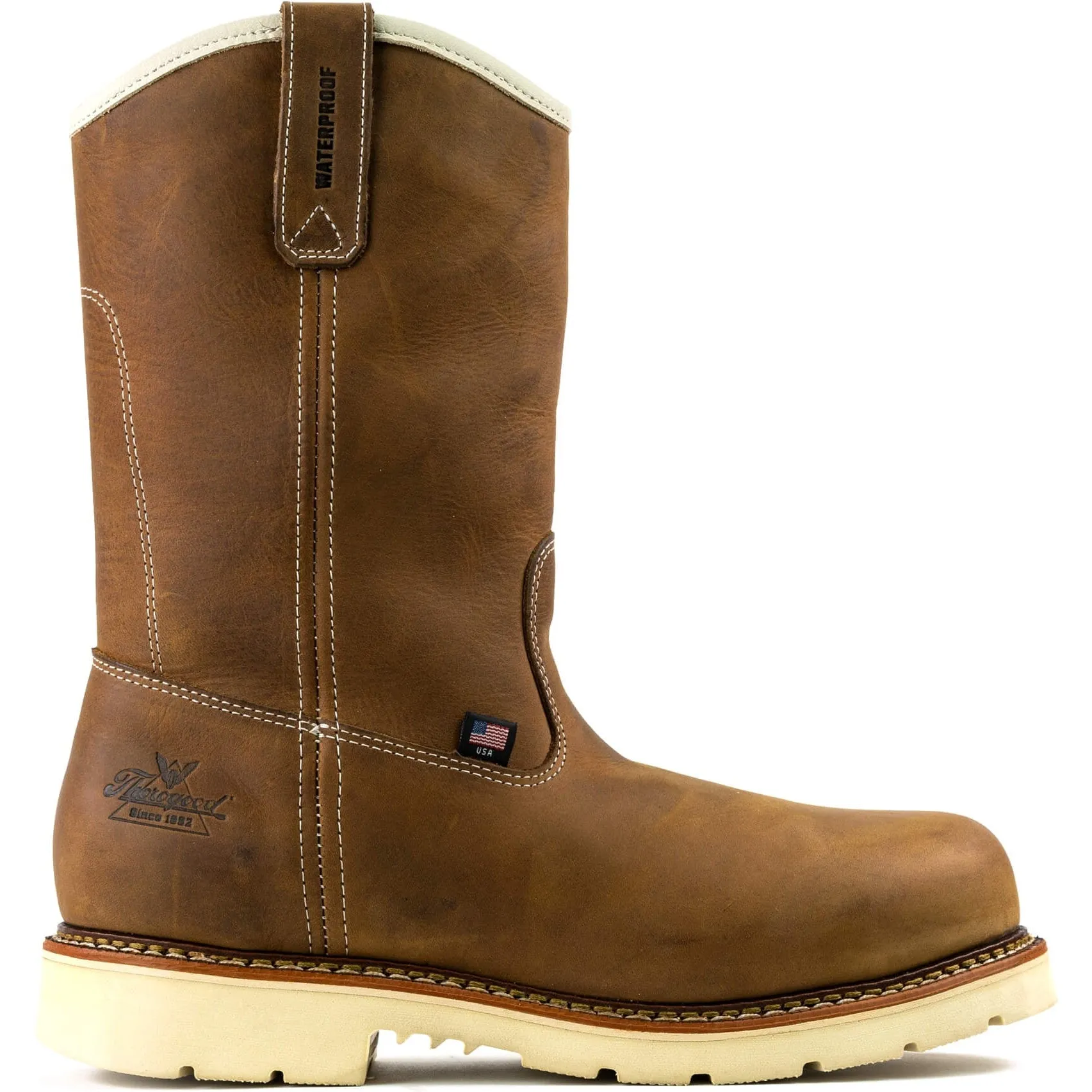 Thorogood Men's American Heritage 11" Steel Toe Waterproof Work Boot - 804-3320