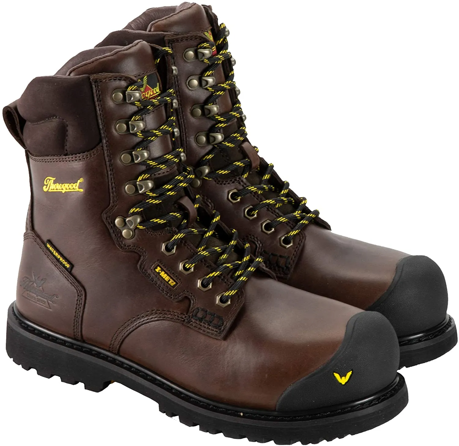 Thorogood Men's Metatarsal Guard I-MET2 8" Waterproof Composite Safety Toe Work Boot