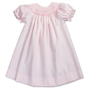 Three Crosses Light Pink Smocked Bishop