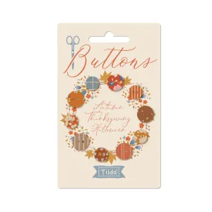 Tilda Creating Memories Buttons, Autumn Colorway