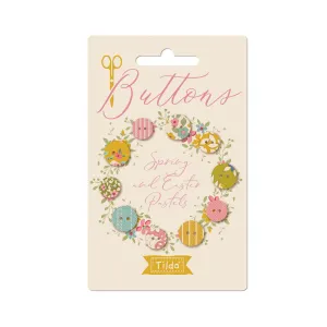 Tilda Creating Memories Buttons, Spring Colorway