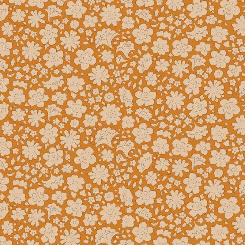 Tilda Creating Memories Fabric | Carla | Saffron