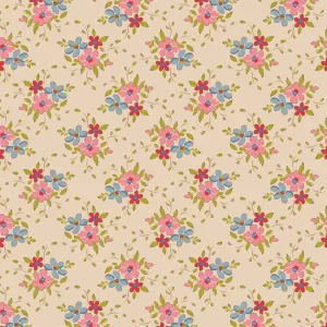 Tilda Creating Memories Fabric | Frida | Pearl