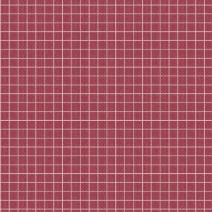 Tilda Creating Memories Fabric | Woven Plaid | Burgundy
