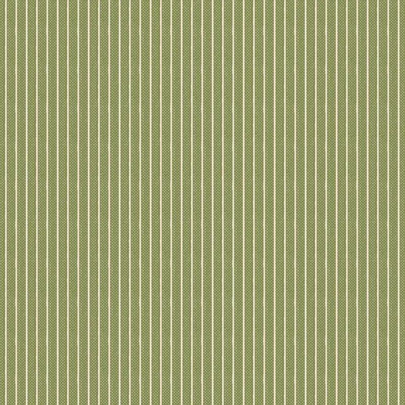 Tilda Creating Memories Fabric | Woven Stripe | Green