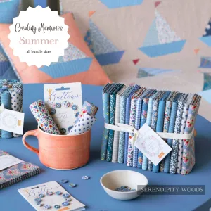 Tilda Creating Memories SUMMER Fabric Bundle Fat 8th, Fat Quarter, Half Yard or One Yard Bundle 16 pc