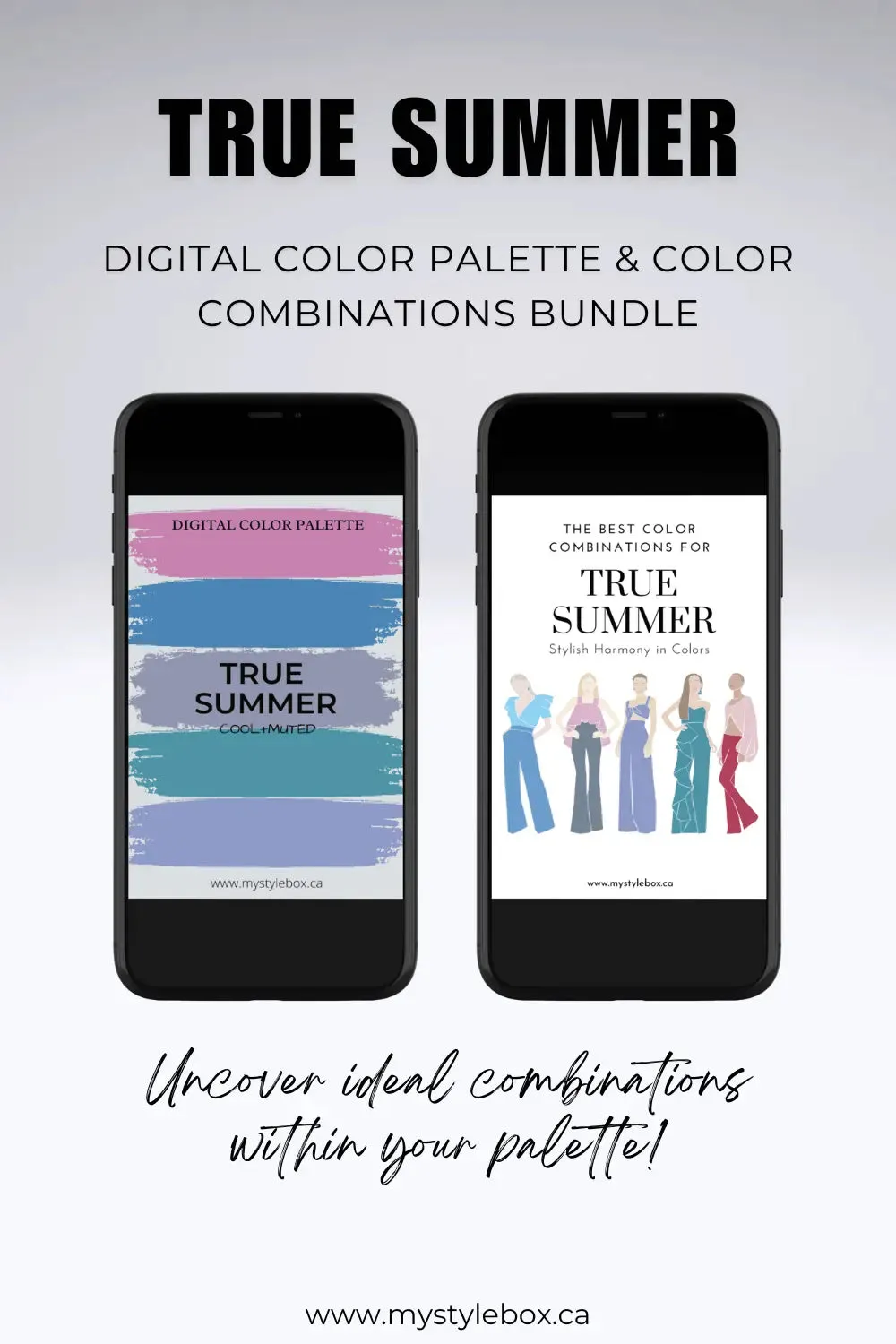 True (Cool) Summer Season Color Palette