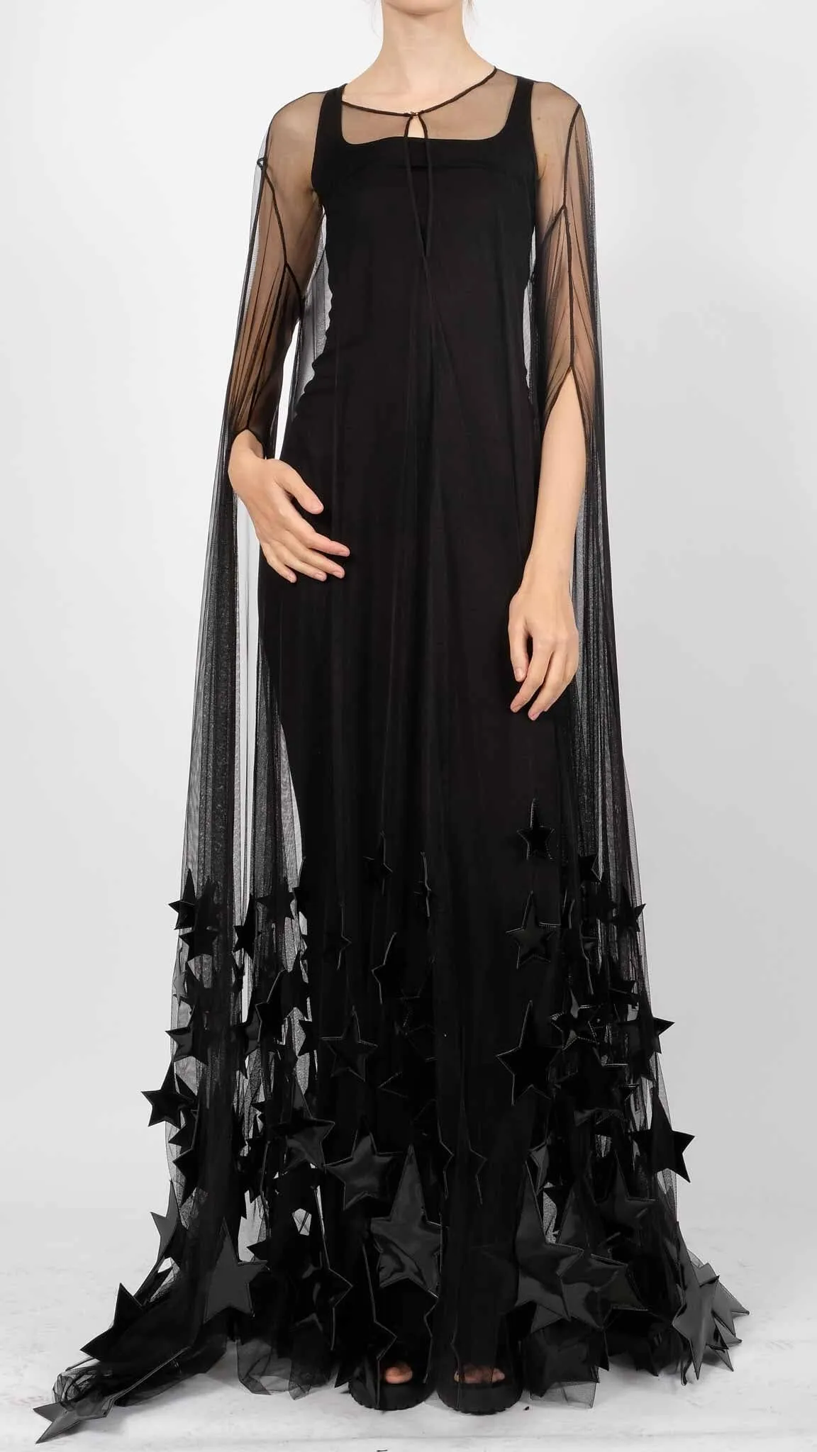 Tulle Dress with Stars Maxi