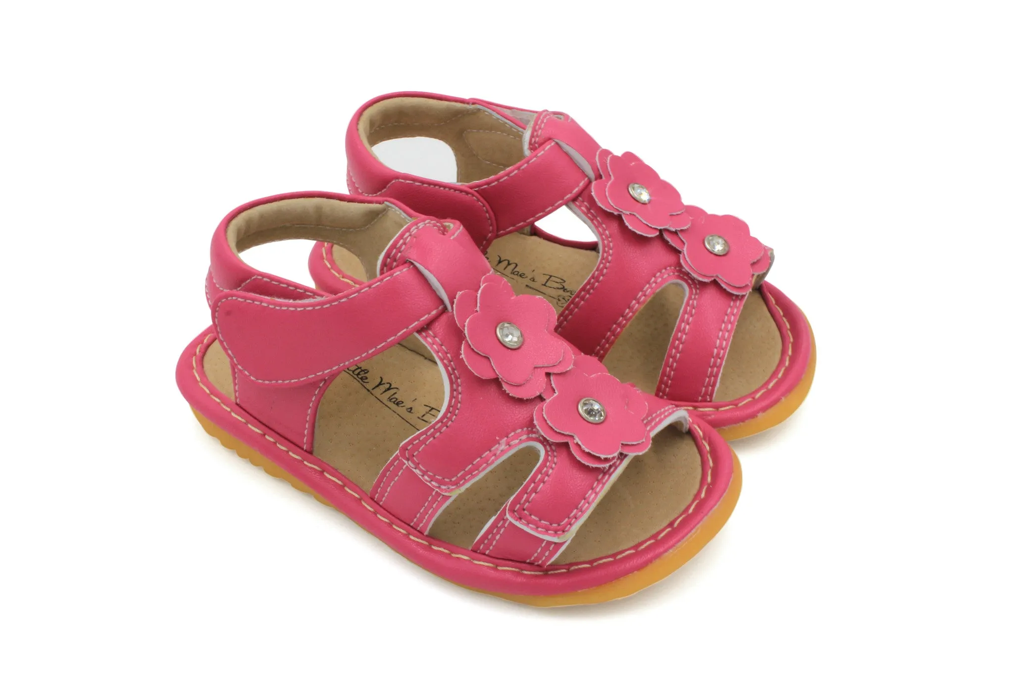 Two Flower Girl Squeaky Sandals