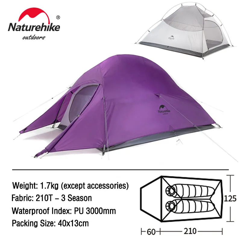 Ultralight Backpacking Waterproof Wild Camping Hiking Travel Tent