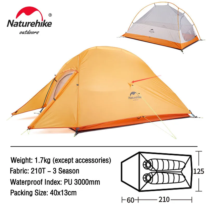 Ultralight Backpacking Waterproof Wild Camping Hiking Travel Tent