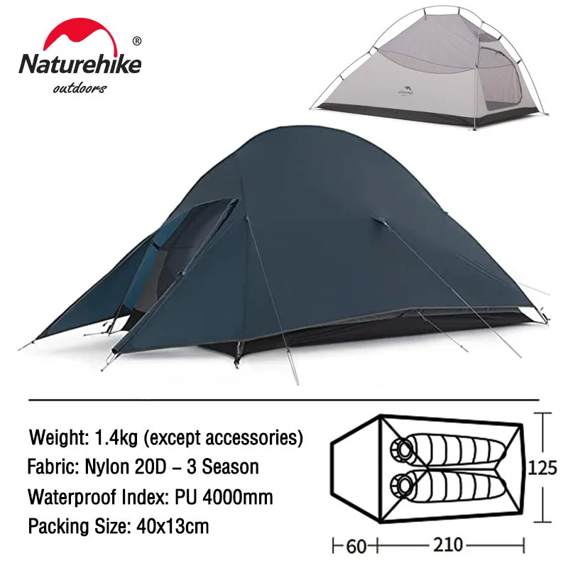 Ultralight Backpacking Waterproof Wild Camping Hiking Travel Tent