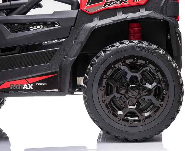 Upgraded 2025 | 12V Turbo Utv Dune Buggy Ride On 1 Seater | Leather Seats | 4x4 | Rubber Tires | Remote | Ages 1-6