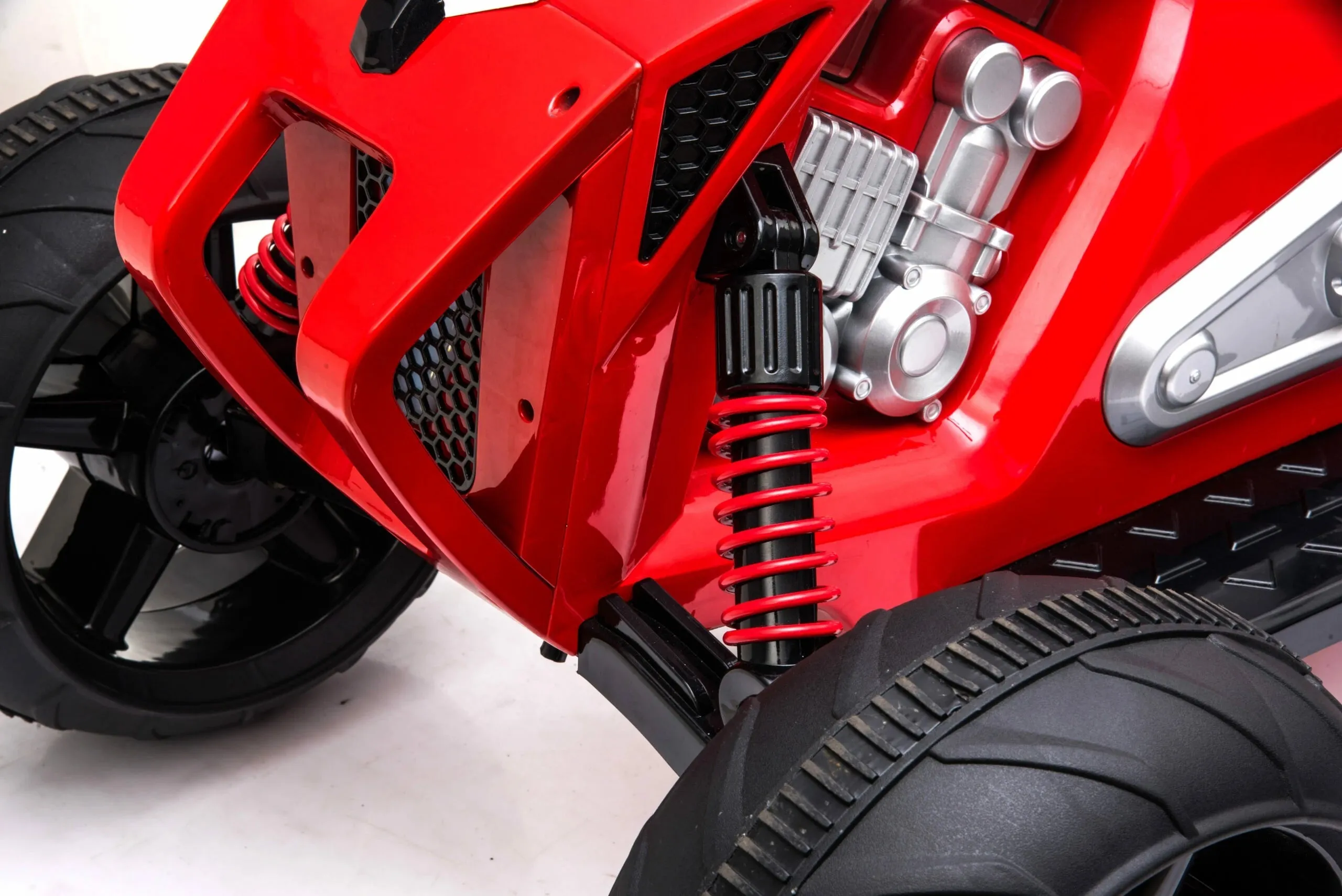 Upgraded 2025 | 24V ATV Ride On Car | Upgraded Motors | Leather Seat | Rubber Wheels | LED Lights