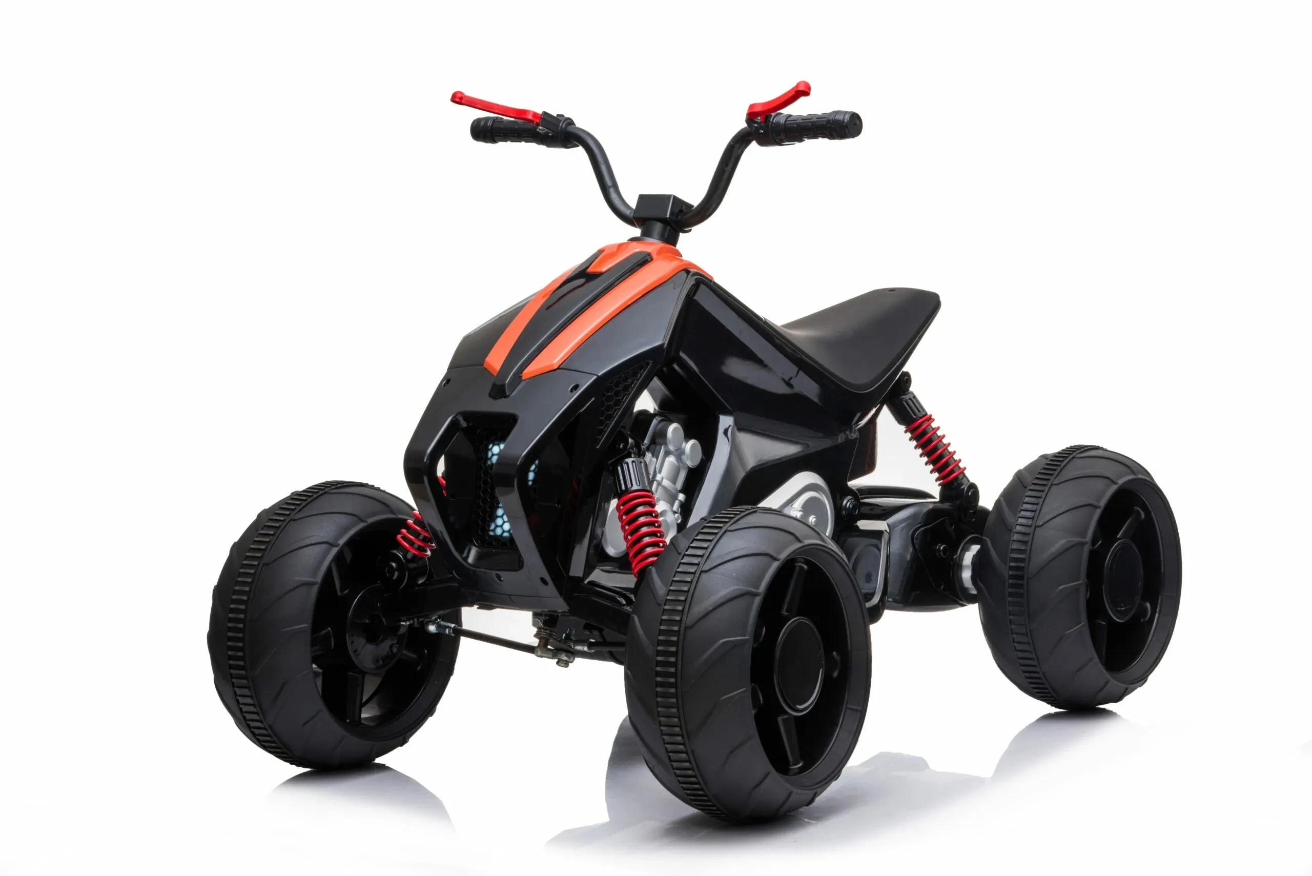 Upgraded 2025 | 24V ATV Ride On Car | Upgraded Motors | Leather Seat | Rubber Wheels | LED Lights
