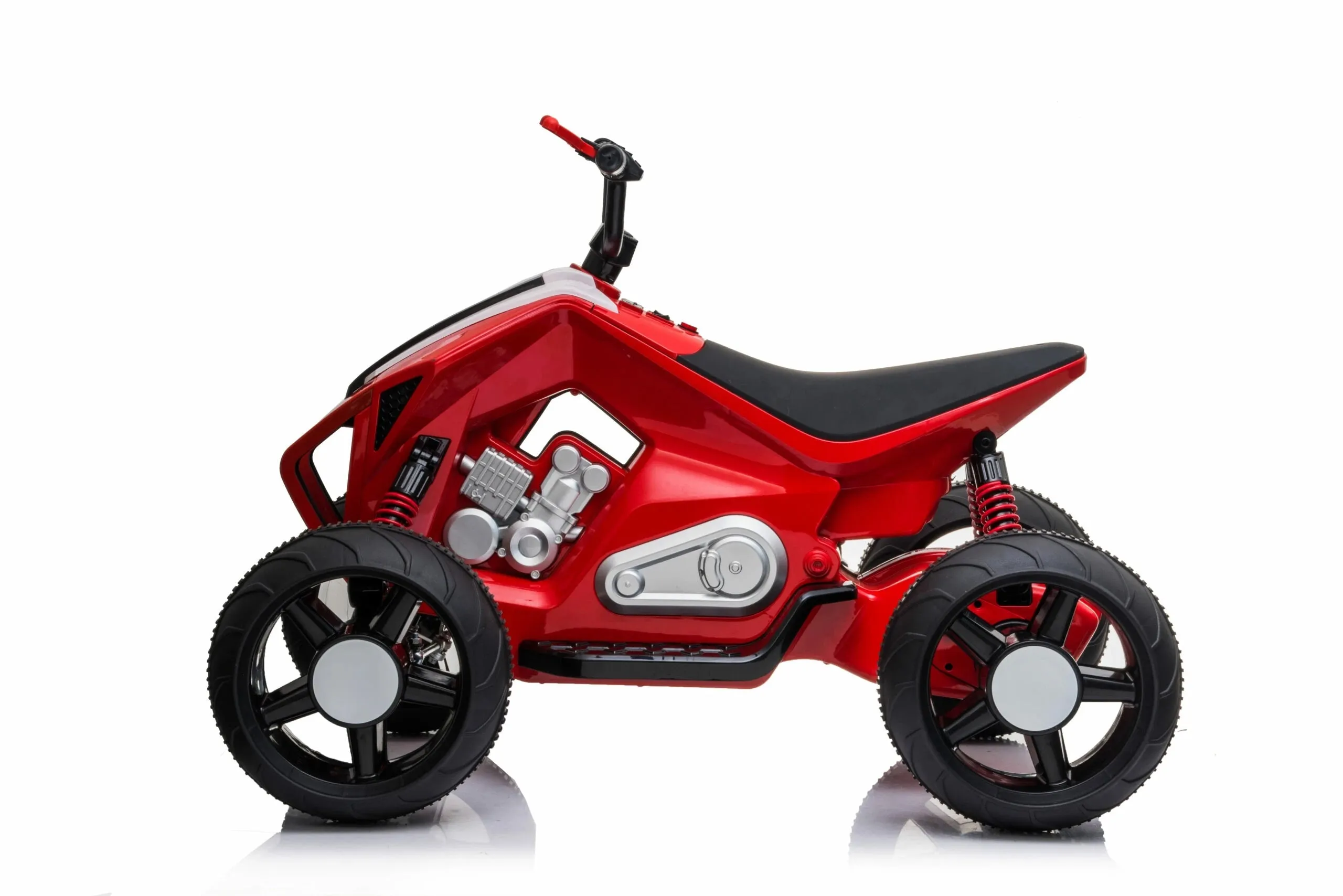 Upgraded 2025 | 24V ATV Ride On Car | Upgraded Motors | Leather Seat | Rubber Wheels | LED Lights