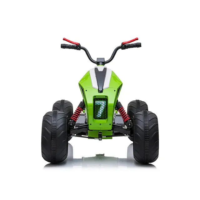 Upgraded 2025 | 24V ATV Ride On Car | Upgraded Motors | Leather Seat | Rubber Wheels | LED Lights