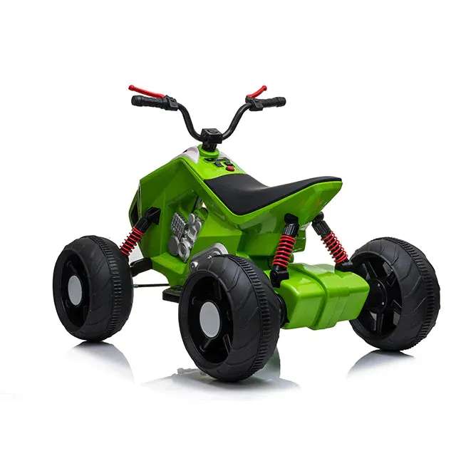 Upgraded 2025 | 24V ATV Ride On Car | Upgraded Motors | Leather Seat | Rubber Wheels | LED Lights