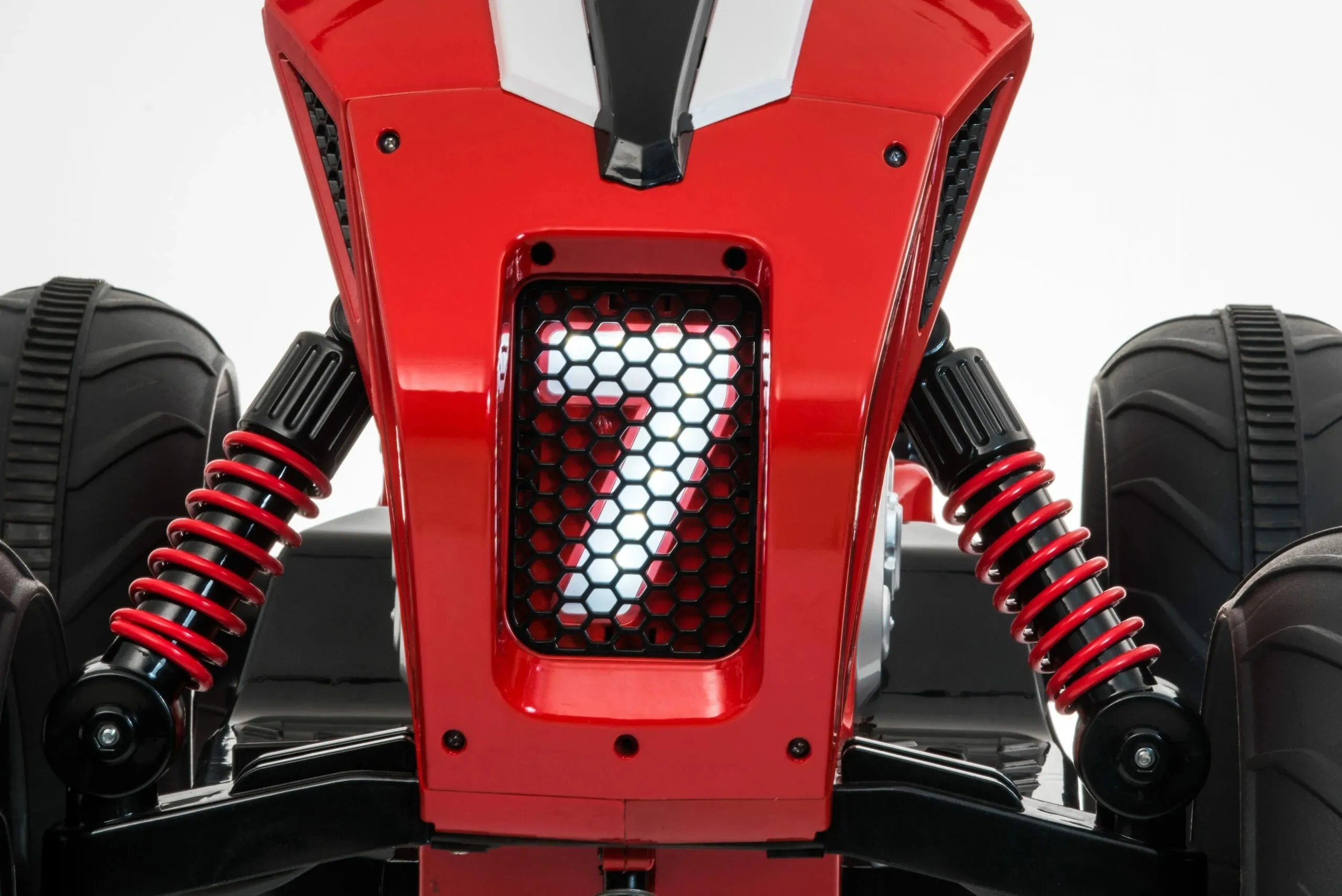 Upgraded 2025 | 24V ATV Ride On Car | Upgraded Motors | Leather Seat | Rubber Wheels | LED Lights