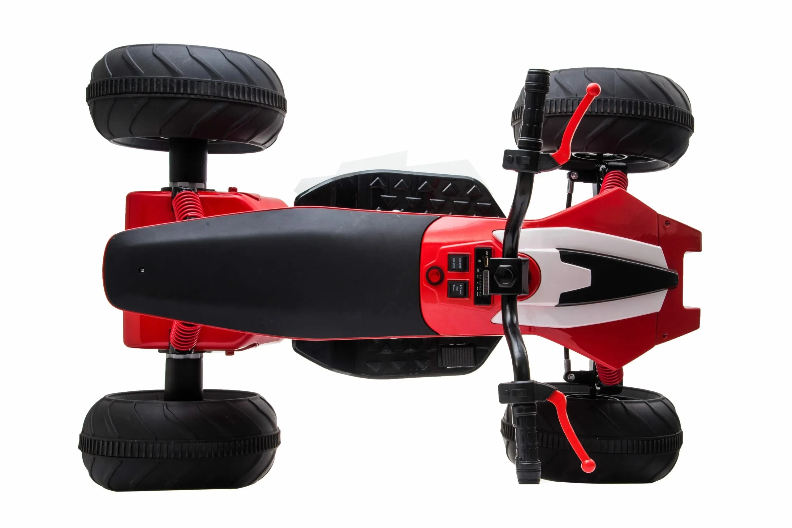 Upgraded 2025 | 24V ATV Ride On Car | Upgraded Motors | Leather Seat | Rubber Wheels | LED Lights