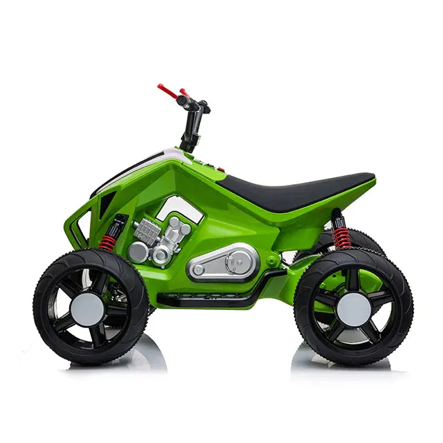 Upgraded 2025 | 24V ATV Ride On Car | Upgraded Motors | Leather Seat | Rubber Wheels | LED Lights