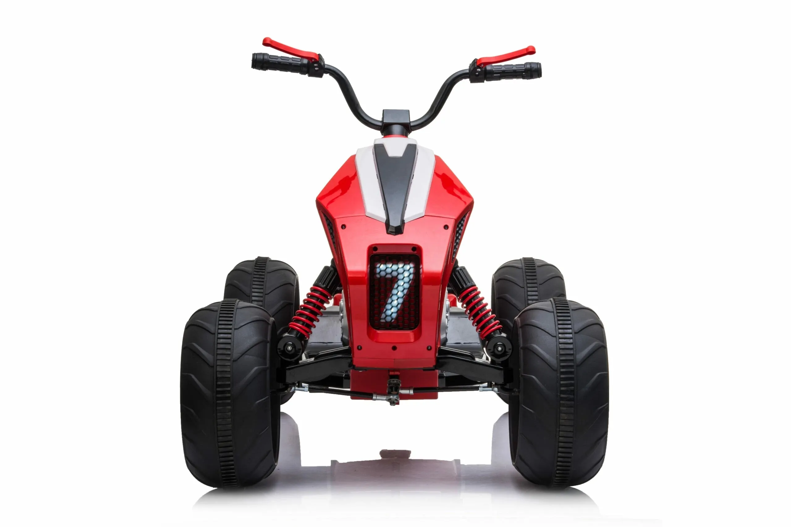 Upgraded 2025 | 24V ATV Ride On Car | Upgraded Motors | Leather Seat | Rubber Wheels | LED Lights