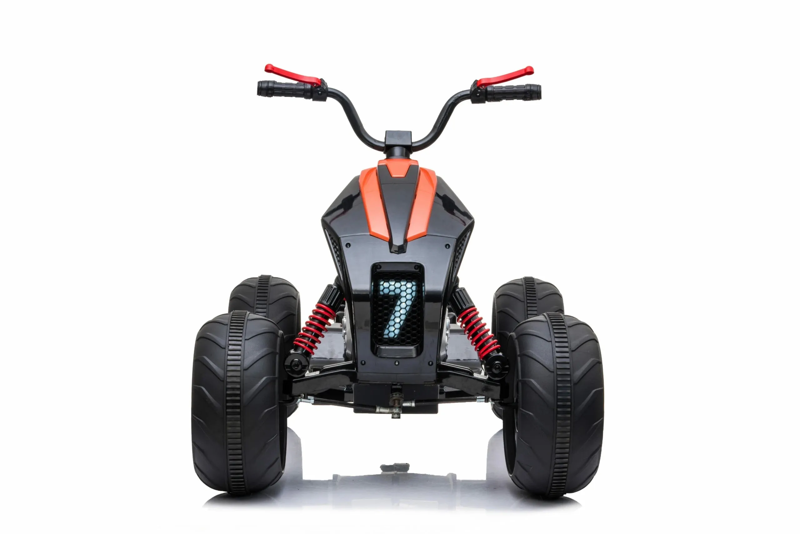 Upgraded 2025 | 24V ATV Ride On Car | Upgraded Motors | Leather Seat | Rubber Wheels | LED Lights