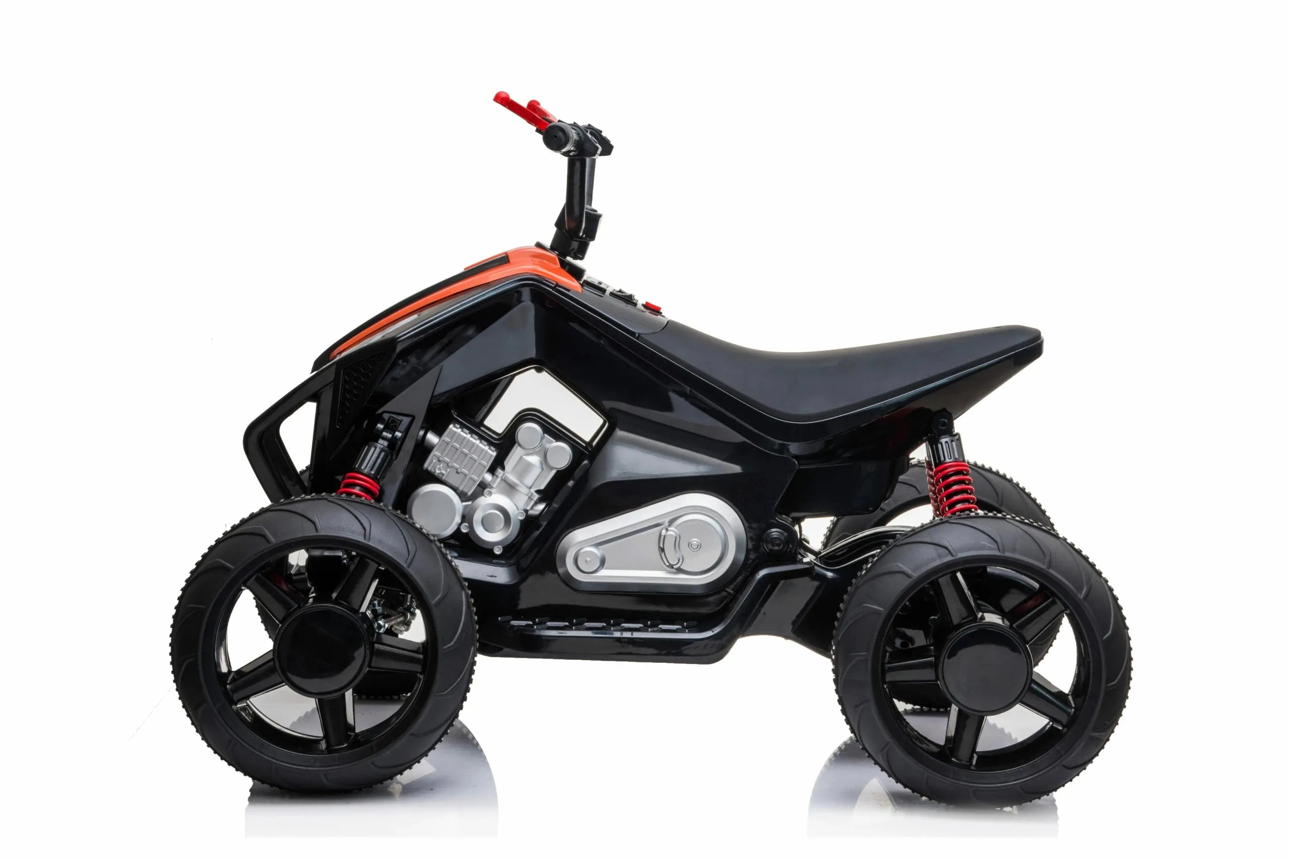 Upgraded 2025 | 24V ATV Ride On Car | Upgraded Motors | Leather Seat | Rubber Wheels | LED Lights