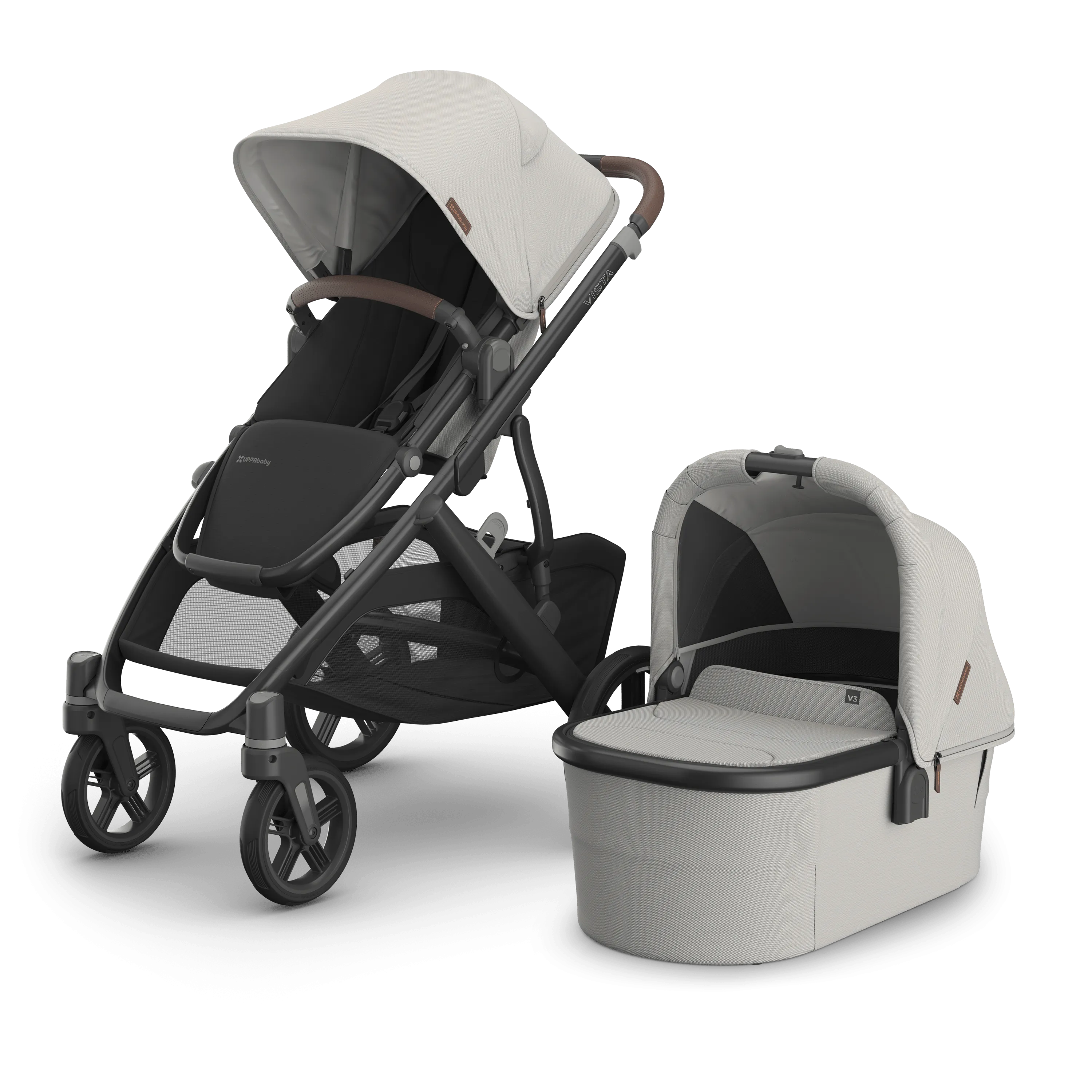 UPPAbaby Vista V3 Pushchair & Carrycot - Savannah