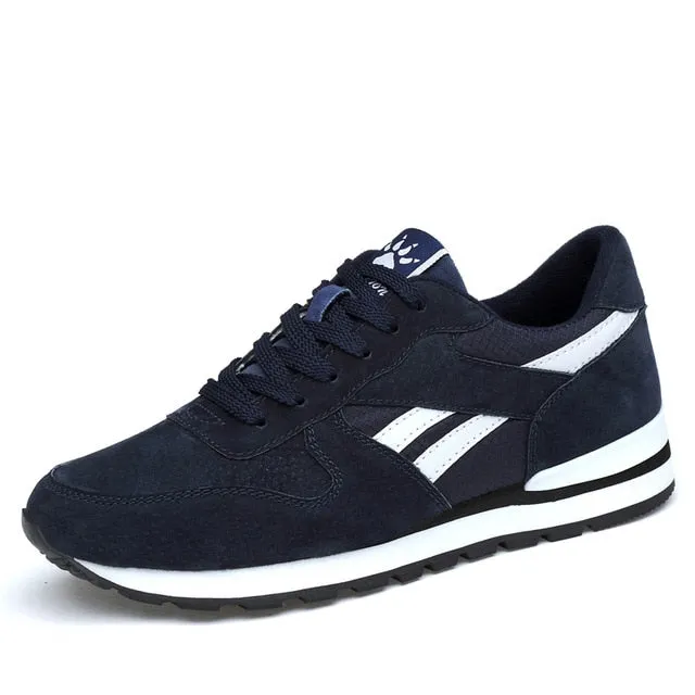 Valstone Men's Genuine leather sneakers Breathable casual shoes