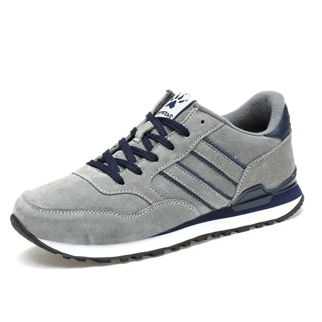 Valstone Men's Genuine leather sneakers Breathable casual shoes