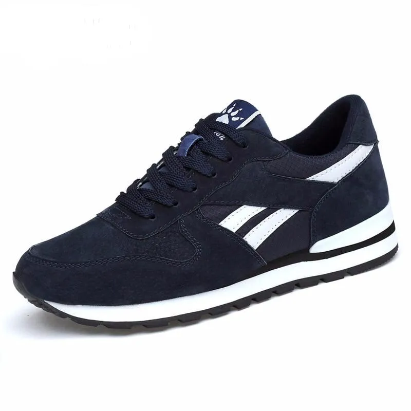 Valstone Men's Genuine leather sneakers Breathable casual shoes