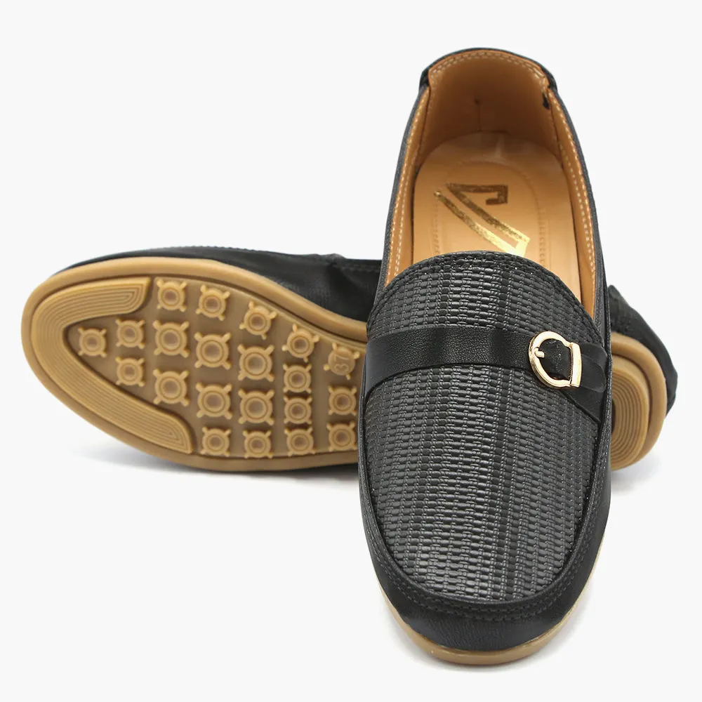 Valuable Loafers slip-on C-319 - Black