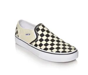 VANS CHECKERBOARD SLIP ON - BLACK/OFF WHITE