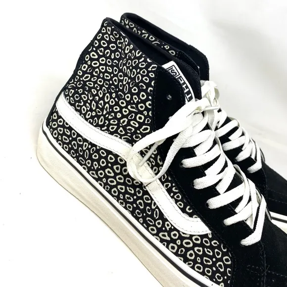VANS Sk8-Hi Decon Sneakers Canvas Suede Black For Men Skate Shoes VN0A4BX64WM