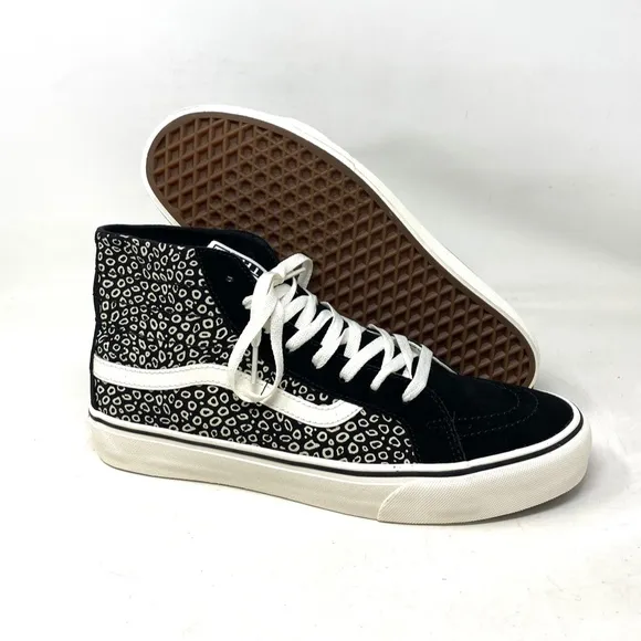 VANS Sk8-Hi Decon Sneakers Canvas Suede Black For Men Skate Shoes VN0A4BX64WM