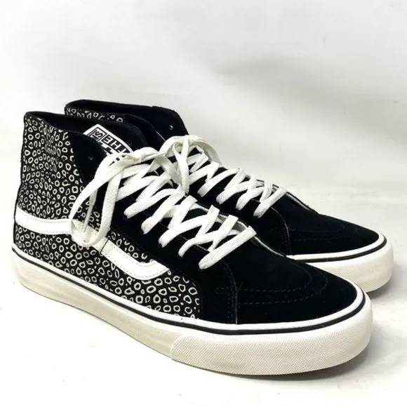 VANS Sk8-Hi Decon Sneakers Canvas Suede Black For Men Skate Shoes VN0A4BX64WM