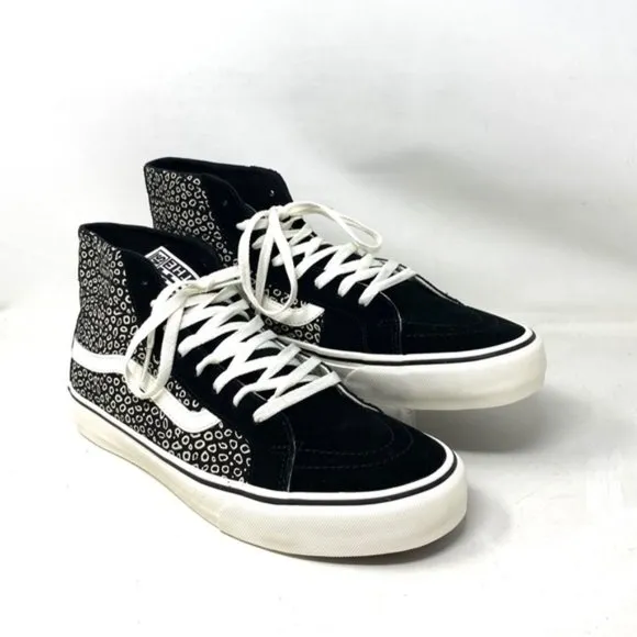 VANS Sk8-Hi Decon Sneakers Canvas Suede Black For Men Skate Shoes VN0A4BX64WM