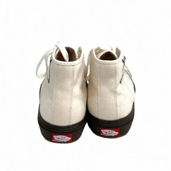VANS x Quasi Crockett High Decon Shoe Canvas Beige VN0007QVTBD Size Men's Casual