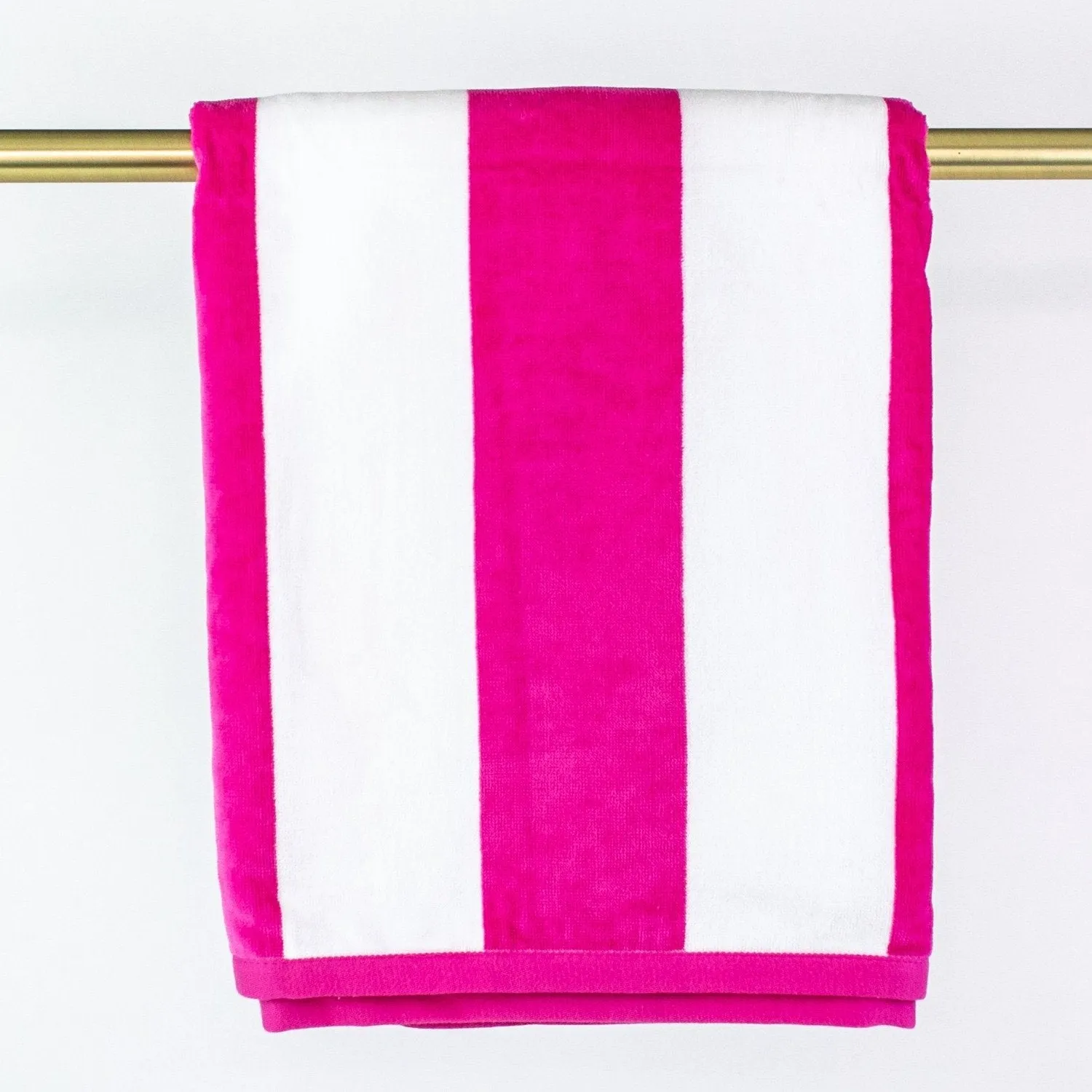 Velour Stripe Beach Towel