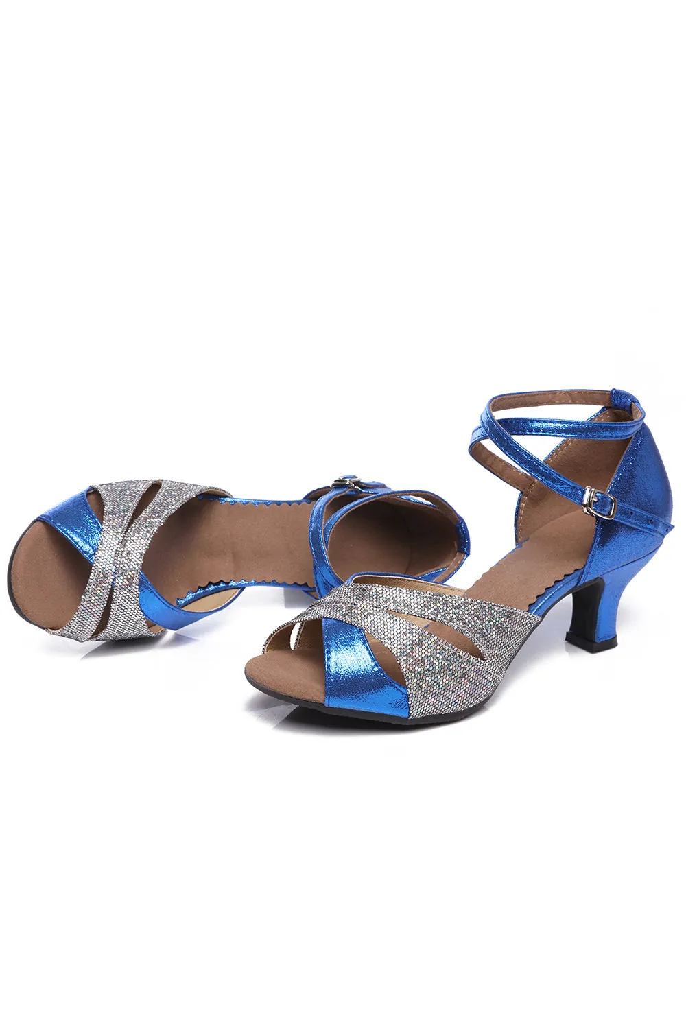 Vintage Blue Dance Shoes